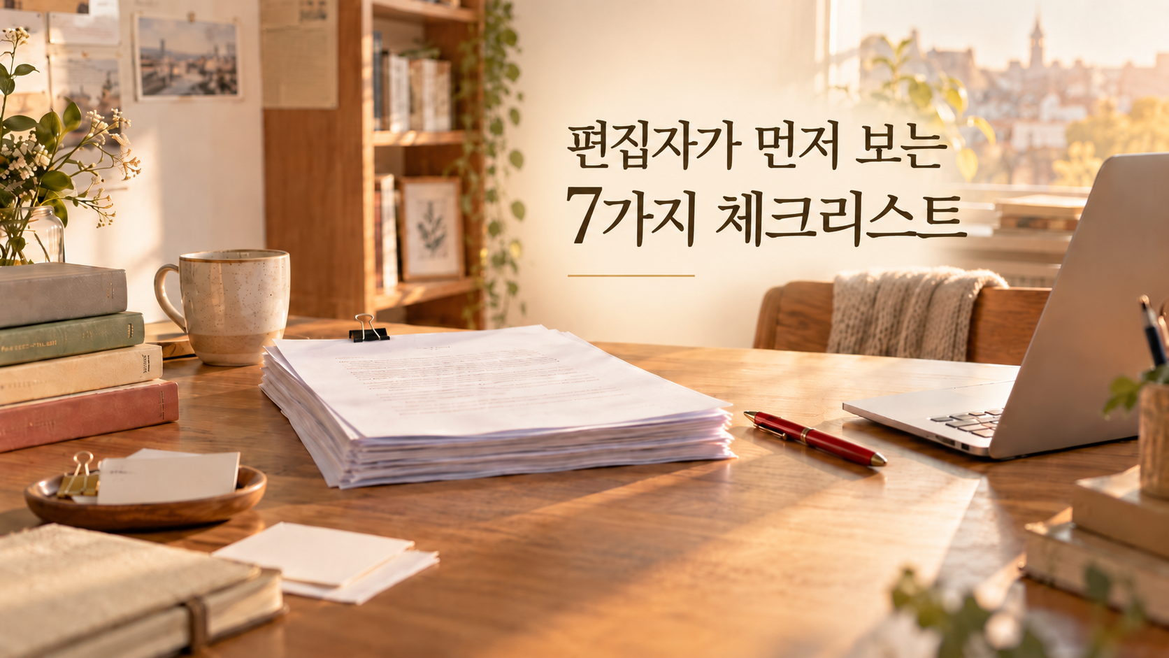 출판사 원고 투고 방법|편집자가 먼저 보는 7가지 체크리스트